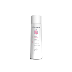 campione bianco shampoo post colore con scritte rosa e scritte argentate vitality's
